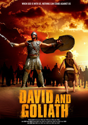 David and Goliath pillow