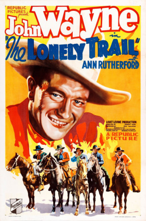 The Lonely Trail Wooden Framed Poster