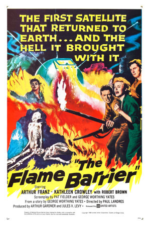 The Flame Barrier Metal Framed Poster
