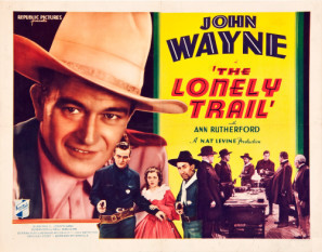 The Lonely Trail Wooden Framed Poster
