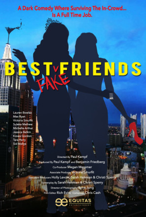Best Fake Friends Poster with Hanger