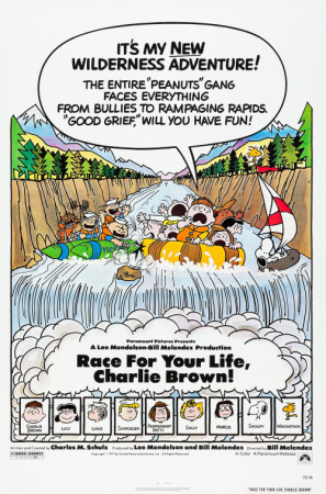 Race for Your Life, Charlie Brown Poster with Hanger