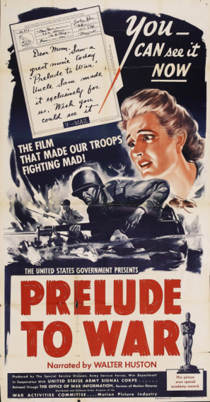 Prelude to War Poster with Hanger