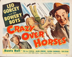 Crazy Over Horses Wooden Framed Poster