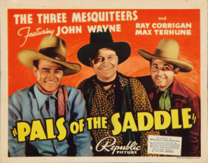 Pals of the Saddle Wood Print