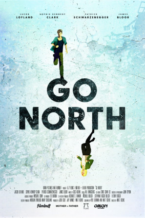 Go North Poster with Hanger