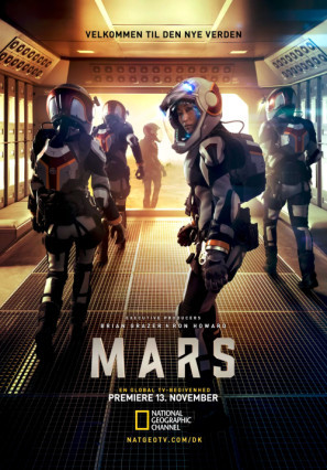 Mars Wooden Framed Poster