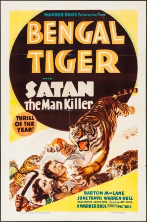 Bengal Tiger Poster with Hanger