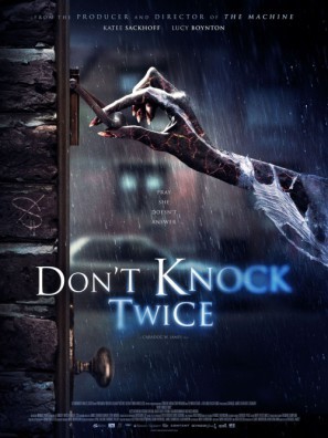 Dont Knock Twice Wooden Framed Poster