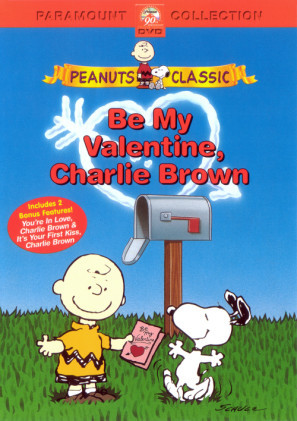 Be My Valentine, Charlie Brown Metal Framed Poster