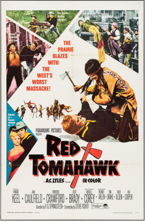 Red Tomahawk tote bag