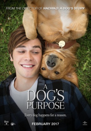 A Dogs Purpose Poster with Hanger