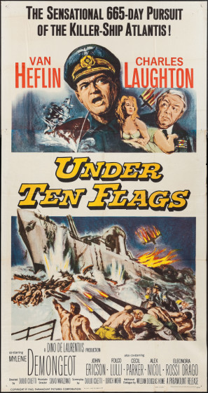 Sotto dieci bandiere poster