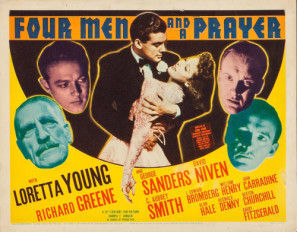 Four Men and a Prayer poster
