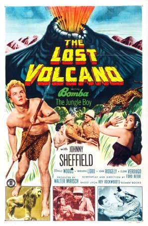 The Lost Volcano Wooden Framed Poster