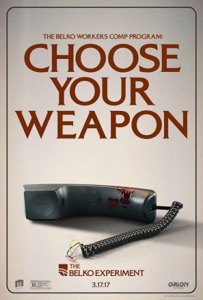 The Belko Experiment Poster with Hanger