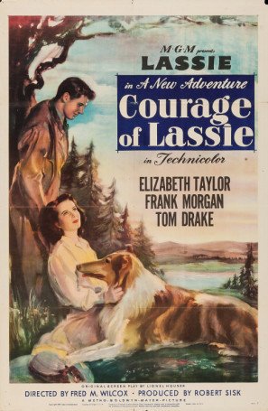 Courage of Lassie poster