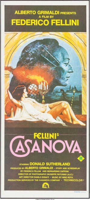 Il Casanova di Federico Fellini Poster with Hanger