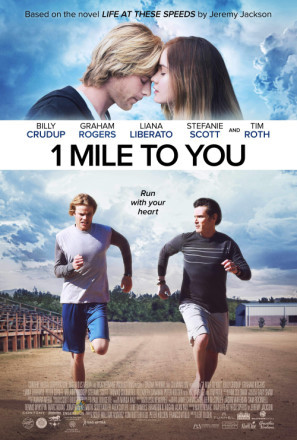 1 Mile to You Wooden Framed Poster