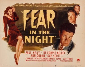 Fear in the Night Metal Framed Poster