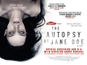 The Autopsy of Jane Doe poster