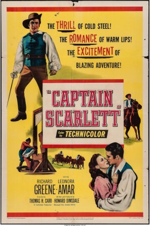 Captain Scarlett Wood Print