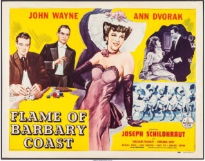 Flame of Barbary Coast Canvas Poster
