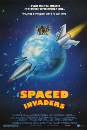 Spaced Invaders Poster with Hanger