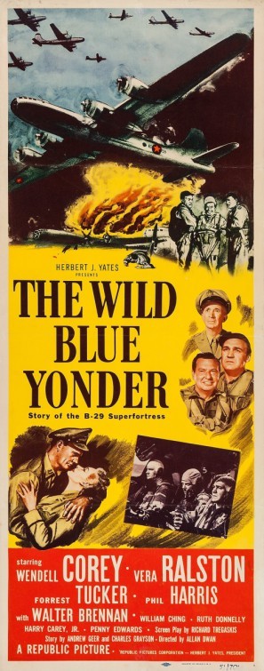 The Wild Blue Yonder Wood Print