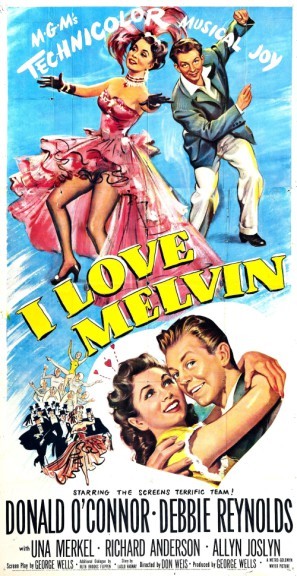 I Love Melvin Metal Framed Poster