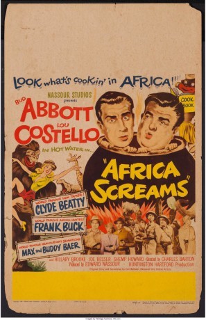 Africa Screams Poster with Hanger