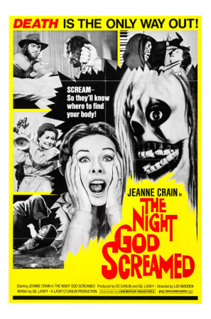 The Night God Screamed Metal Framed Poster