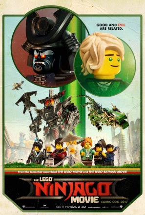 Poster A3 La Lego Ninjago Pelicula Film Cartel Decor Impresion 01
