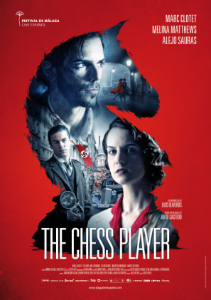 El jugador de ajedrez Wooden Framed Poster