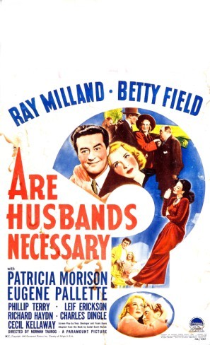 Are Husbands Necessary? Wooden Framed Poster