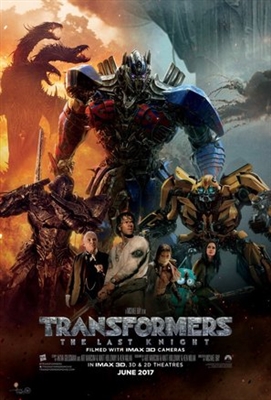 Transformers: The Last Knight  calendar