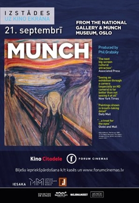 Exhibition on Screen: Munch 150 poster