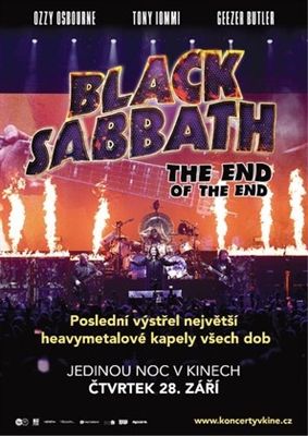 Black Sabbath the End of the End Poster with Hanger