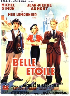 Belle étoile Wooden Framed Poster