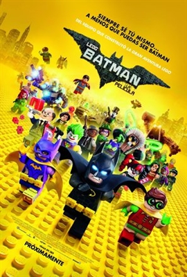 The Lego Batman Movie  Poster with Hanger