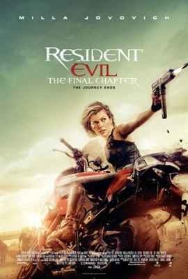 Resident Evil: The Final Chapter t-shirt