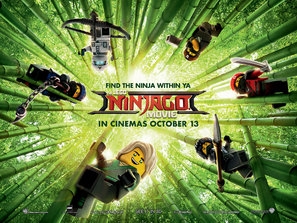 The Lego Ninjago Movie Poster with Hanger