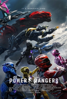Power Rangers  Wooden Framed Poster