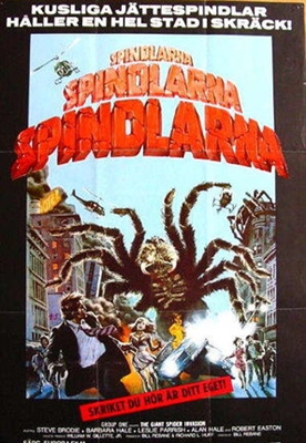 The Giant Spider Invasion Wooden Framed Poster