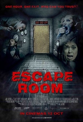 Escape Room Wooden Framed Poster