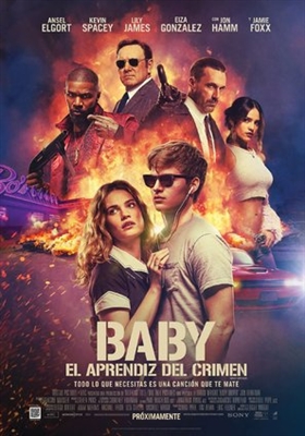 Baby Driver Poster with Hanger