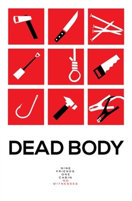 Dead Body Metal Framed Poster