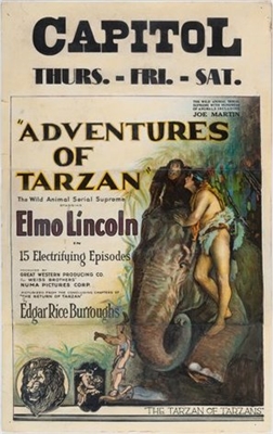 The Adventures of Tarzan Poster with Hanger