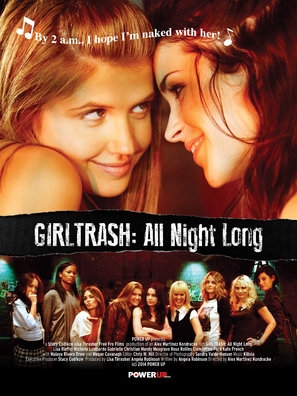 Girltrash: All Night Long Wooden Framed Poster