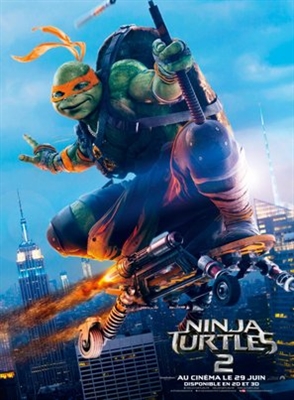 Teenage Mutant Ninja Turtles: Out of the Shadows Wood Print